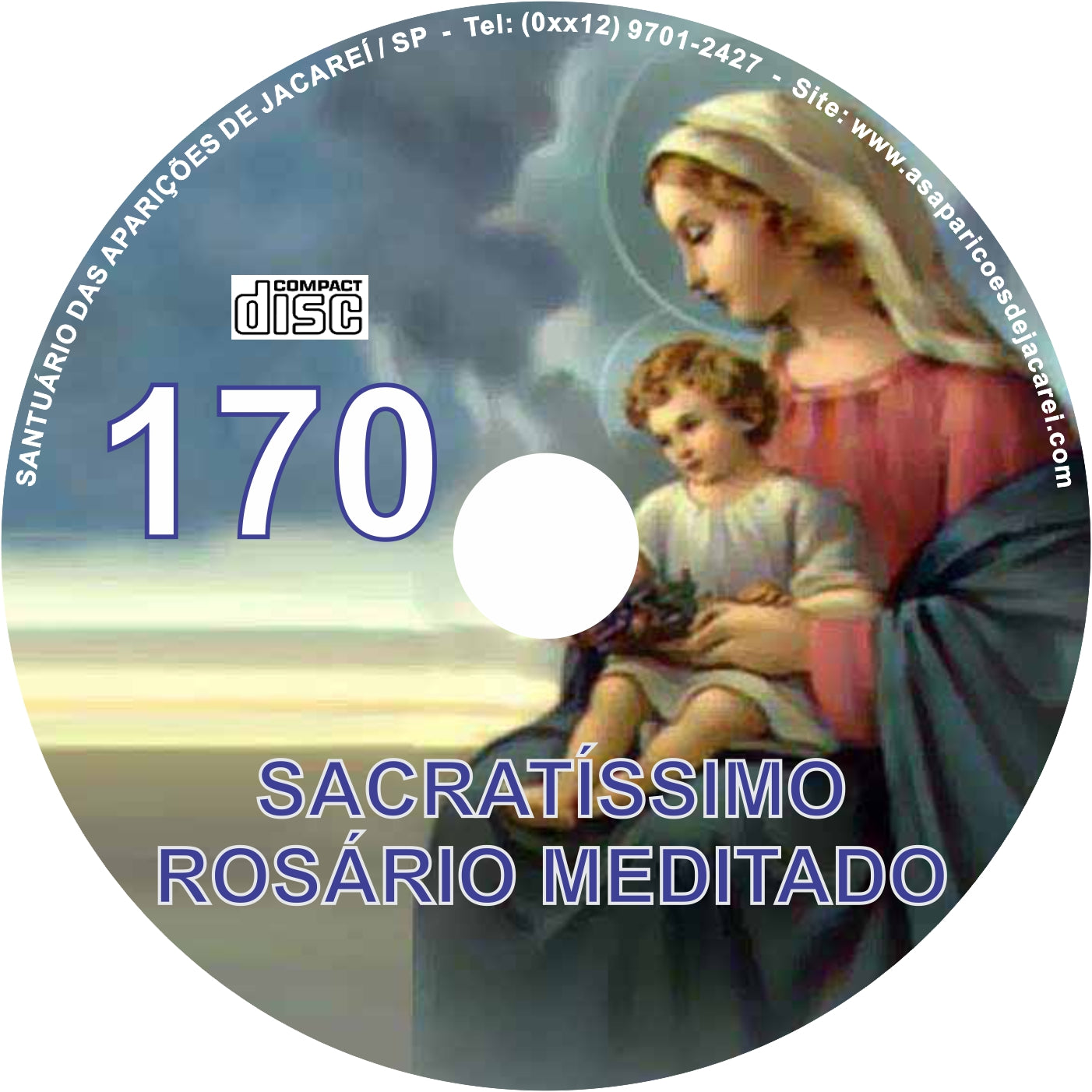CD Rosário Meditado 170 CD Rosário Meditado 170